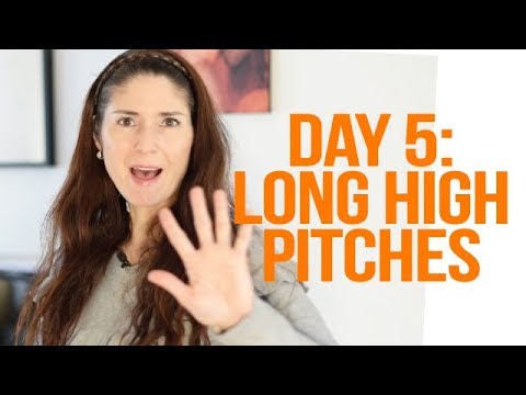 Expand Your Vocal Range: 28-Day Challenge - Day 5 (Long High Pitches)