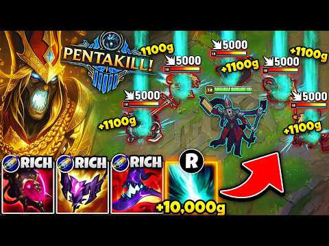 Karthus but I gain +1000 gold with every ult (INFINITE GOLD HACK)