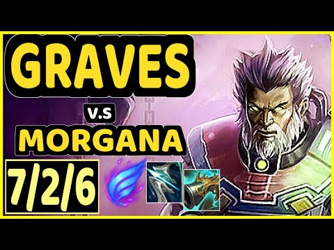 KREOX (GRAVES) vs MORGANA - 7/2/6 KDA JUNGLE GAMEPLAY - EUW Ranked MASTER