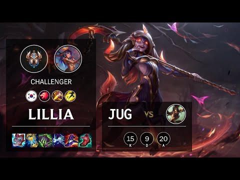 Lillia Jungle vs Nidalee - KR Challenger Patch 11.19