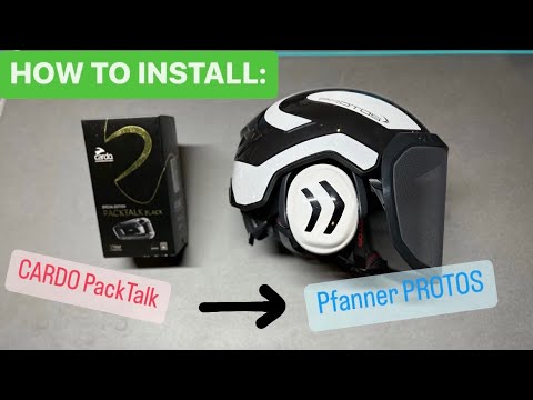 Full Tutorial: How to install a Cardo PackTalk in a Pfanner Protos Helmet