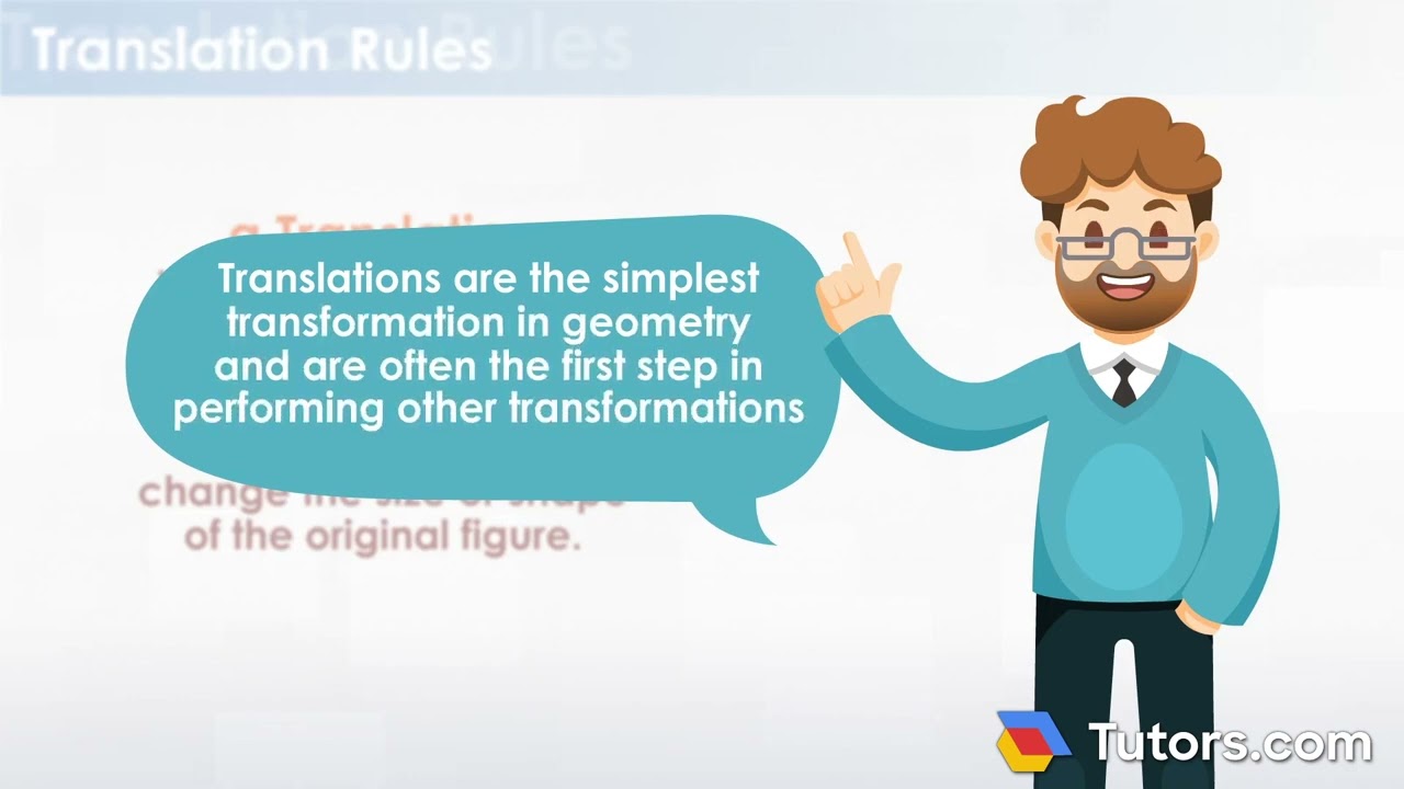Translation in Geometry | Definition, Rules, Formula & Examples