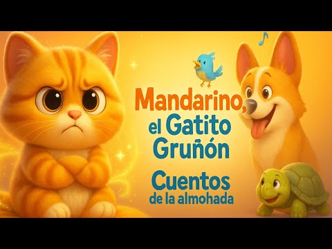 🐱🍊 Mandarino, el Gatito Gruñón | Cuentos Infantiles | Cuentos para Dormir | Educación emocional ✨