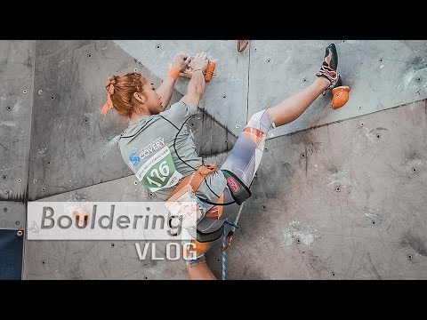 Jain Kim shows perfect rock climbing technique