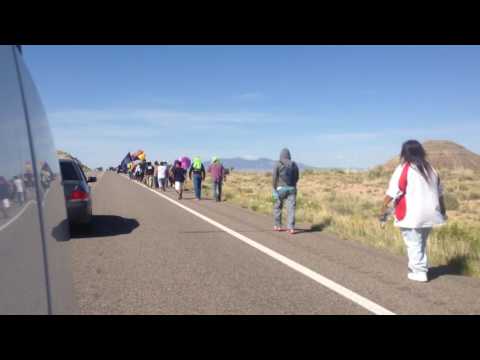 Ute Tribes and Navajo Nations Walking Together