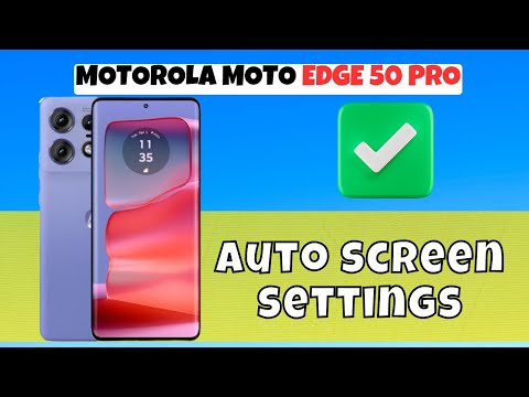 Auto Rotate Screen MOTOROLA MOTO EDGE 50 PRO || How to use auto screen || Auto screen settings