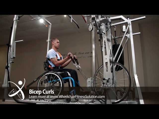 Wheelchair Fitness Solution | Exercise: Bicep Curls (16 of 40)