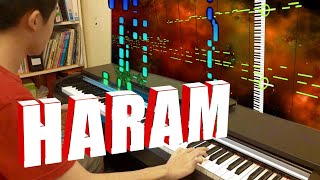 Download lagu Hael Husaini & Dayang Nurfaizah - Haram (Piano Instrumental/Lirik) mp3