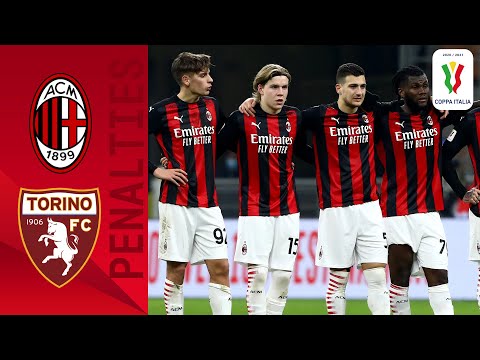 Milan 0-0 (5-4) Torino - Full Penalty Shoot-out | Coppa Italia 2020/2021