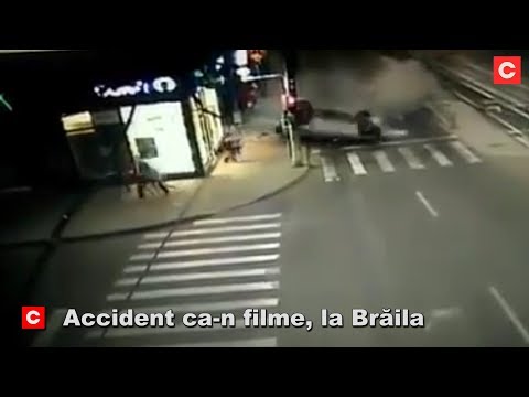 Accident ca n filme, la Brăila