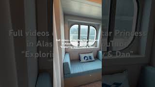 Look at this beautiful ocean view cabin on the new Star Princess cruising to Alaska #Starprincess