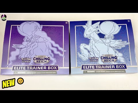 Worth Buying? Unboxing 2 Pokemon Chilling Reign Elite Trainer Box