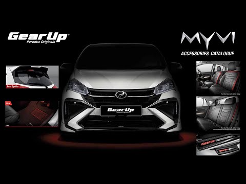 NEW MYVI GEAR UP - MYVI ACE ACCESSORIES FULL CATALOGUE AND PRICELIST