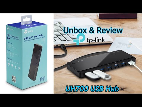 Unbox , Review & Setup ￼TP-Link UH700 USB 3 - 7 Port Hub