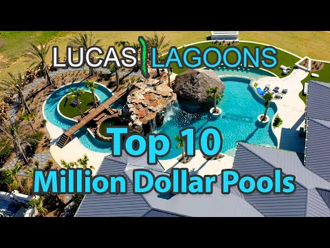 Top 10 Million Dollar Pools by Lucas Lagoons | Insane Pools