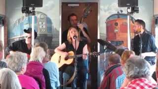 Eilen Jewell Band plays Rio Grande on a train.