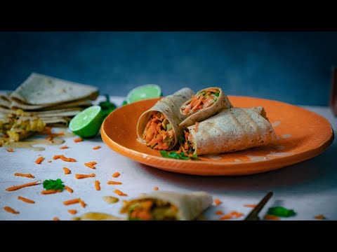 Thai Tempeh Wrap with Peanut Sauce | Savory & Vegan | 10 Min Prep
