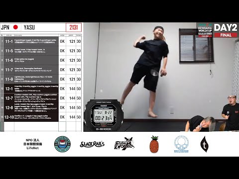 Kendama World Cup Hatsukaichi 2021 Online - 1st place - YASU 【けん玉ワールドカップ2021オンライン】