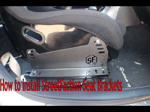 How to install StreetFaction Seat brackets w/sliders