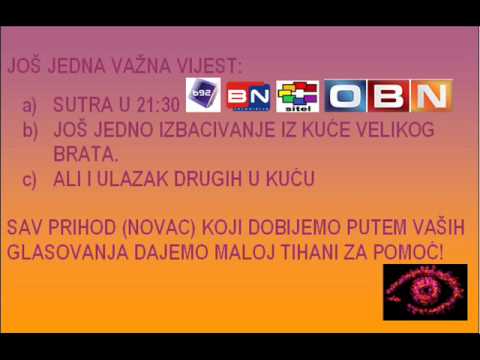 VAŽNA VIJEST - Veliki Brat VIP 5 (02.04.2013.)