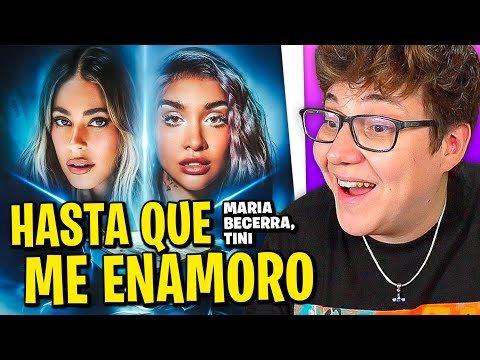 Reaction to Maria Becerra, Tini: "Until I Fall in Love"
