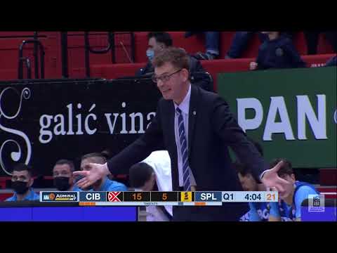 AdmiralBet ABA League 2021/22 highlights, Round 19: Cibona - Split (7.2.2022)