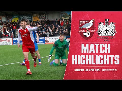 Scarborough 4 v 1 Marine  - Vanarama National League North - April 2025