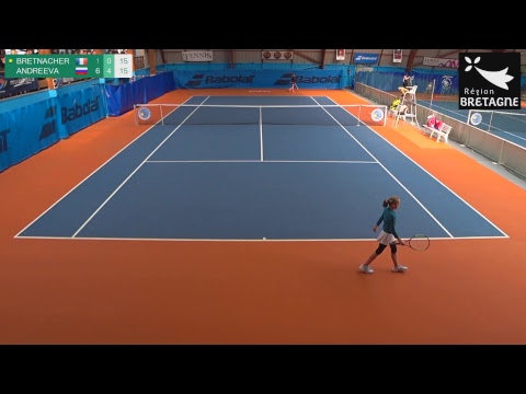 BRETNACHER Justine (FRA) VS ANDREEVA Mirra (RUS) - Auray 3