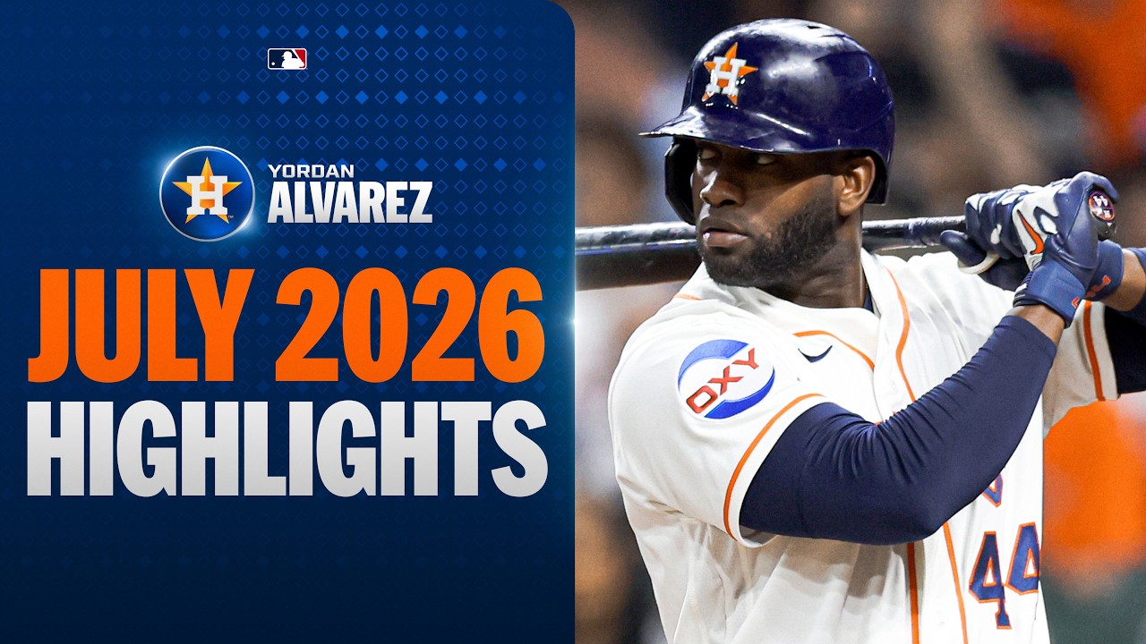 Will Yordan Alvarez win the AL Triple Crown? (Leads AL in AVG, HR, RBI on August 1) 👑 MLB Highlights