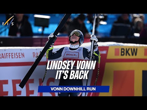 Lindsey Vonn It’s Back | FIS Alpine