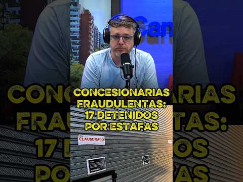 17 DETENIDOS POR ESTAFAS MASIVAS DE AUTOS Y MOTOS EN CÓRDOBA👥