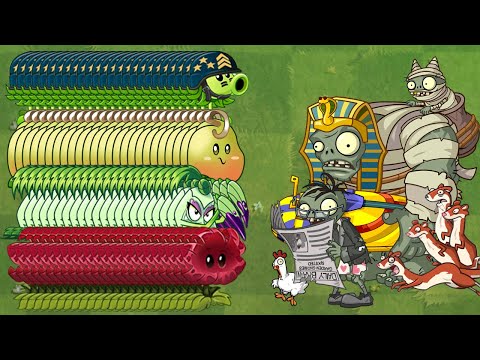 15 Team Plant Max Level Vs Team Zombie Level 10 - Who Will Win? - Pvz 2 Challenge