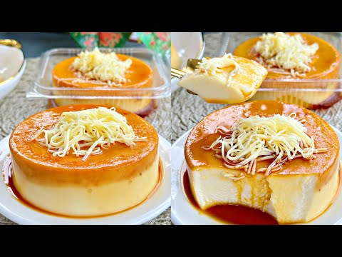No Steam l Soft and Creamy Cheesy Jelly ' Flan Recipe