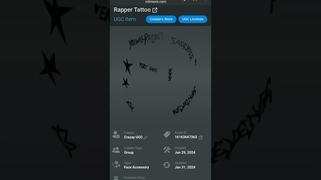 Some codes for face tattos🎀#foryou #robloxshorts #foryoupage
