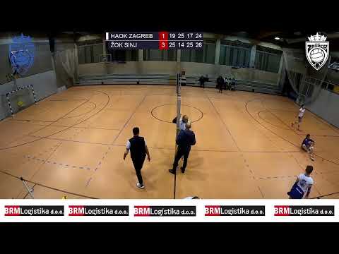 HAOK ZAGREB – ŽOK SINJ PRVA HRVATSKA ODBOJKAŠKA LIGA – seniorke, 7. kolo
