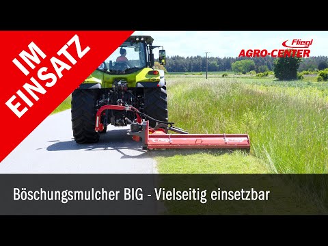Mulcher Traktor Test Schlegelmulcher Böschungsmulcher Schlepper Fliegl