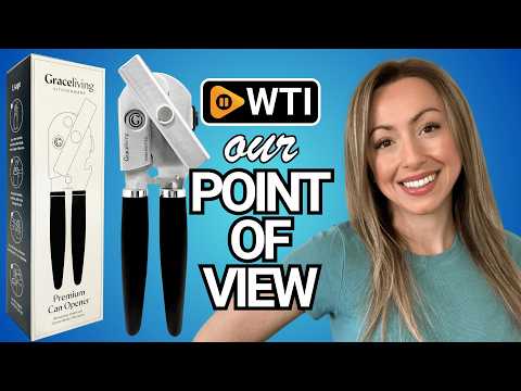 Heavy Duty Manual Can Opener with Magnetic Lid Lifter - WTI product video review