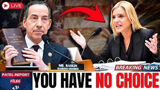 "You Have No Choice": Jamie Raskin Lights Into Pam Bondi After Repeated Interruptions