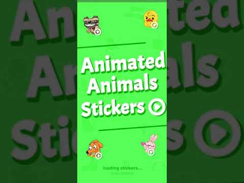 Animals Stickers WAStickerApps video