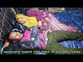 CAMPING SEPASANG SUAMI ISTRI DI PONDOK HUTAN SAAT HUJAN DERAS ASMR RAIN