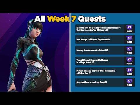 Fortnite All Week 7 Season Quests Guide - Chapter 3 Season 3