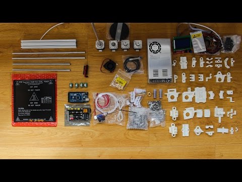 HyperCube 3D Printer Build Part 2 - Frame and Parts