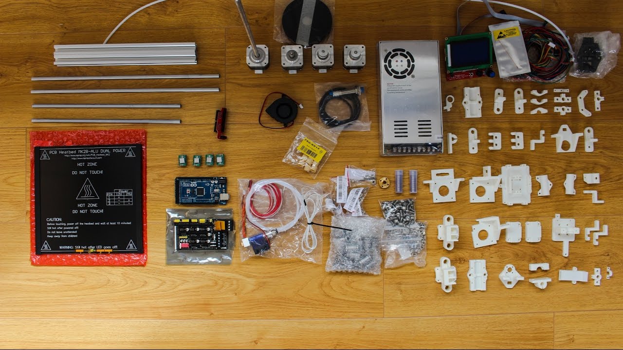 HyperCube 3D Printer Build Part 2 - Frame and Parts