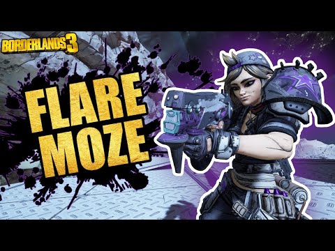 Borderlands 3 l Flare Moze Build! (The BEST Level 65, Mayhem 11 Moze Build, Solo's all Content!)
