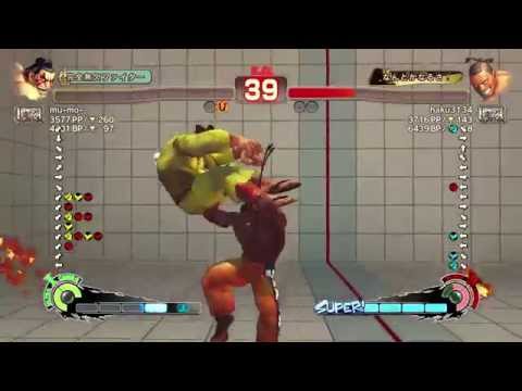 PS3 mu-mo- ( E.Honda ) Vs haku3134 ( DeeJay ) USF4 Ranked Match
