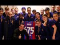 FIRST TEAM CELEBRATES SERGIO BUSQUETS REACHING 675 GAMES FOR BARÇA ??
