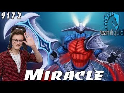 Liquid.Miracle- Sven SOLO WARRIOR | 9172 MMR Dota 2
