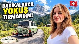 İsviçre’de Bu Vadiye Karavanla Çıkmak Yürek İster! 🇨🇭 Rosenlaui | Karavanla İsvi