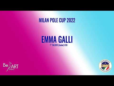 Emma Galli - 1° Talenti (Junior) U18 - 1° classificata