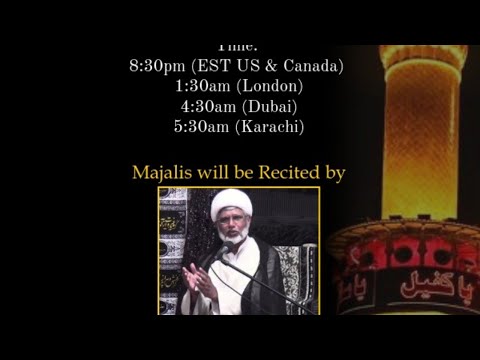 Ashra-e-Awwal 2020 - Shab-e-Ashoor - Moulana Jafar Banglori